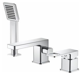 Смеситель на борт ванны Haiba HB80615 хром